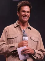 Tom Brady Fanatics Fest NYC 2026 Suede Jacket
