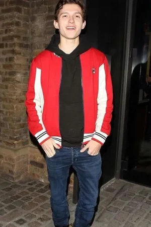 Tom Holland Red Fleece Jacket