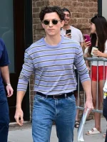 Tom Holland NYC 2026 Striped Sweatshirt