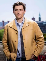 Spider-Man Brand New Day Berlin Promo Tom Holland Leather Jacket