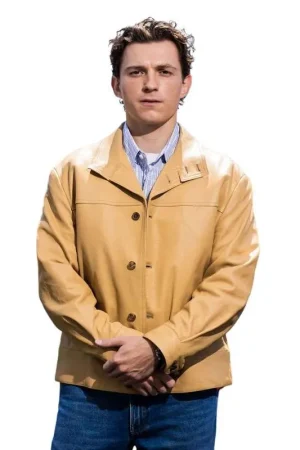 Spider-Man Brand New Day Berlin Promo Tom Holland Leather Jacket