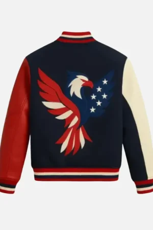 USA Independence Eagle Varsity Jacket