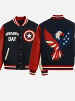 USA Independence Eagle Varsity Jacket