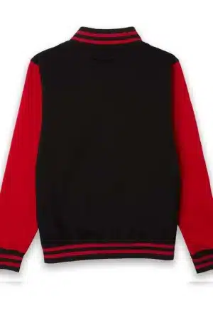 Black and Red Batman Varsity Jacket