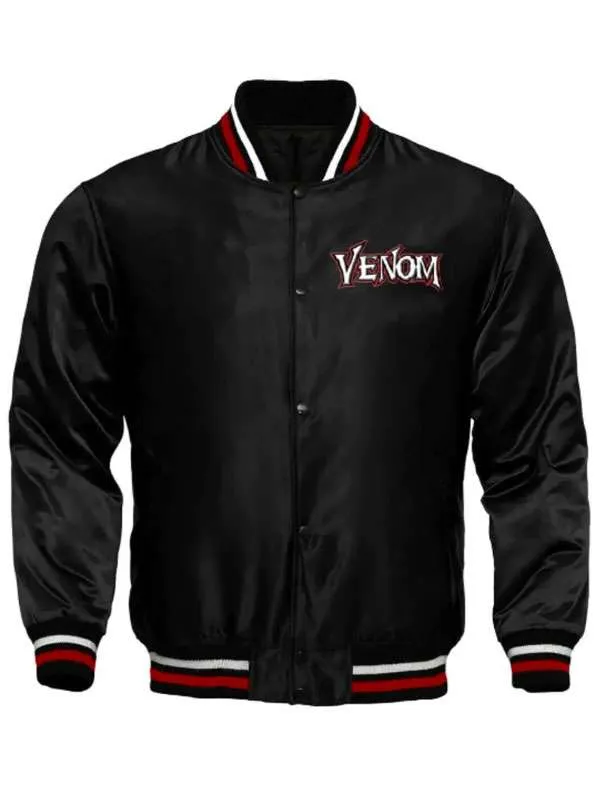 Venom-Halloween-Varsity-Jacket 1 Venom Black Varsity Jacket