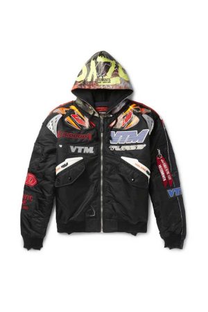 Vetements X Alpha Industries Hooded Racing Jacket