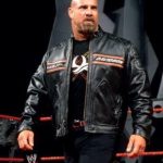 Bill Goldberg Harley Davidson Biker Leather Jacket