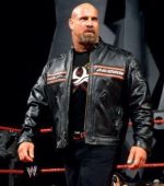 Bill Goldberg Harley Davidson Biker Leather Jacket