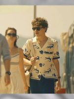 White Lotus Season 3 Crocodile Floral Print Shirt