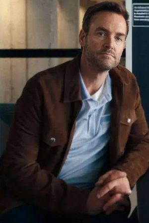 Will Forte Sunny Nights Suede Jacket