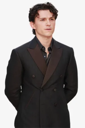 World Premiere The Odyssey Tom Holland Attends Black Blazer
