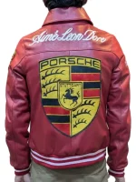Aime Leon Dore × Porsche 993 Red Leather Jacket