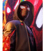 The End Spider-Man Miles Morales Red and Black Hoodie