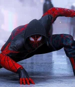 The End Spider-Man Miles Morales Red and Black Hoodie