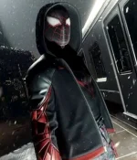 The End Spider-Man Miles Morales Red and Black Hoodie