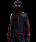 The End Spider-Man Miles Morales Red and Black Hoodie