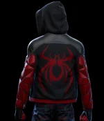 The End Spider-Man Miles Morales Red and Black Hoodie