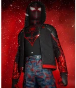 The End Spider-Man Miles Morales Red and Black Hoodie