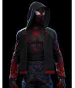 The End Spider-Man Miles Morales Red and Black Hoodie