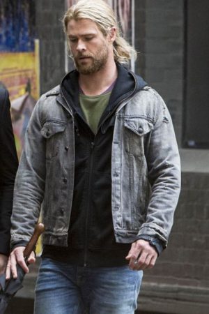 Thor Ragnarok Chris Hemsworth Denim Jacket