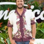 American Idol S24 Luke Bryan Floral Shirt