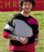 Claim To Frame S02 Frankie Jonas Color-Block Knitted Sweatshirt
