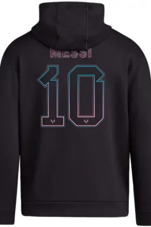 Lionel Messi Fleece Bomber Pullover Hoodie