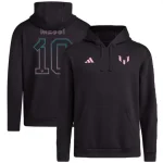 Lionel Messi Fleece Bomber Pullover Hoodie