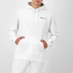 Men’s Champion Powerblend White Hoodie