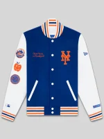 New Era x New York or Nowhere x New York Mets Varsity Jacket
