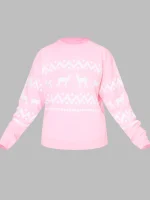 Pinky Christmas Sweater