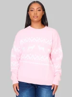 Pinky Christmas Sweater