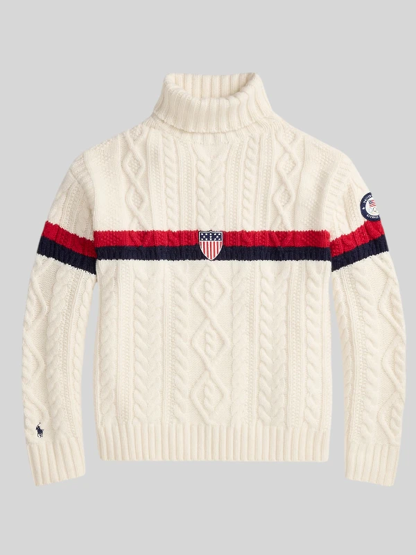 Polo Ralph Lauren Team USA Wool Turtleneck Sweater 01 Polo Ralph Lauren Team USA Wool Turtleneck Sweater