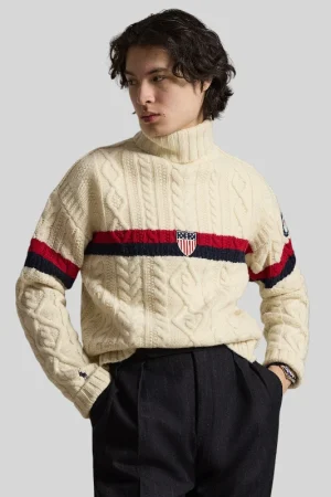 Polo Ralph Lauren Team USA Wool Turtleneck Sweater