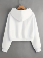 Positive Mind Vibes Life Cropped Hoodie