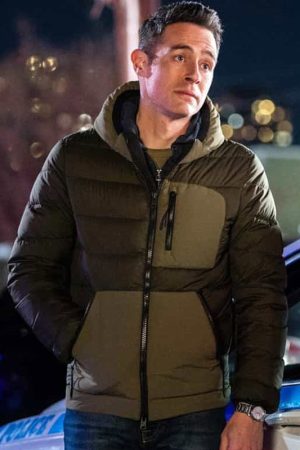 Special Agent Stuart Scola FBI S06 Green Puffer Jacket