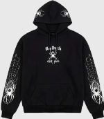 Spider Crest Black Hoodie