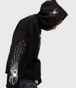 Spider Crest Black Hoodie