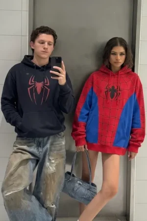 Spiderman Tom Holland And Zendaya Hoodie