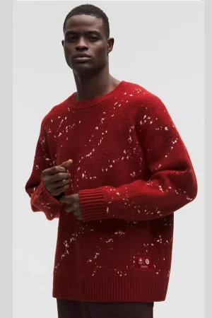 Team Canada Men’s Alpaca-Blend Jacquard Sweater