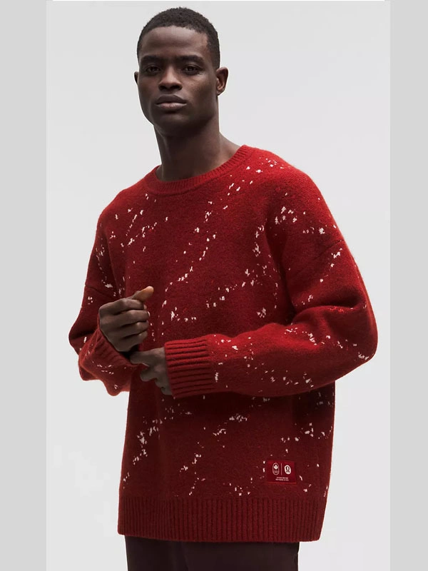 Team Canada Men’s Alpaca-Blend Jacquard Sweater 01 Team Canada Men’s Alpaca-Blend Jacquard Sweater