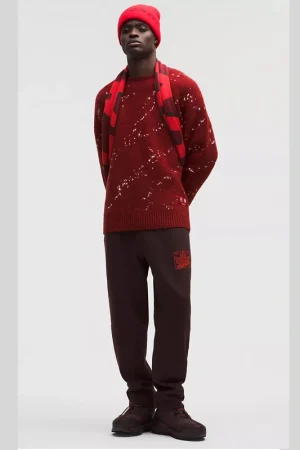 Team Canada Men’s Alpaca-Blend Jacquard Sweater