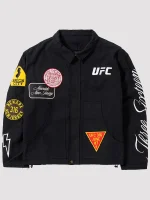 UFC 316 Patchwork Full-Zip Canvas Jacket