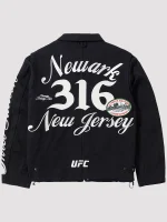 UFC 316 Patchwork Full-Zip Canvas Jacket
