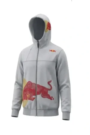 Vintage Red Bull Big Embroidered Logo Racing Hoodie