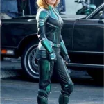 Captain Marvel Brie Larsons Green Jacket