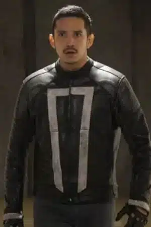 Agents of Shield S04 Ghost Rider Black Leather Jacket