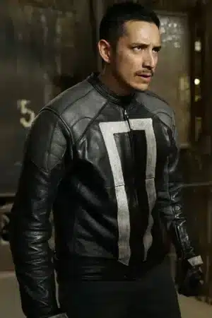 Agents of Shield S04 Ghost Rider Black Leather Jacket