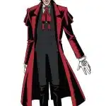 Alucard Hellsing Halloween Costume Red Coat