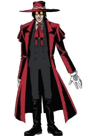 Alucard Hellsing Halloween Costume Red Coat